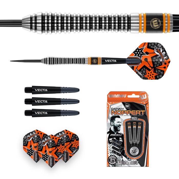 Danny Noppert Signature Edition 2.0 90 % NT steeltip dartpile fra Winmau